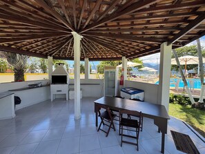 BBQ/picnic area - Hotel Recanto dos Pássaros (São Sebastião)