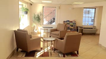 Sala de estar en el lobby