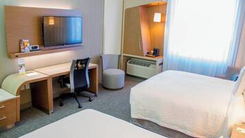 Standard Room, 2 Queen Beds | Desk, iron/ironing board, free WiFi, bed sheets