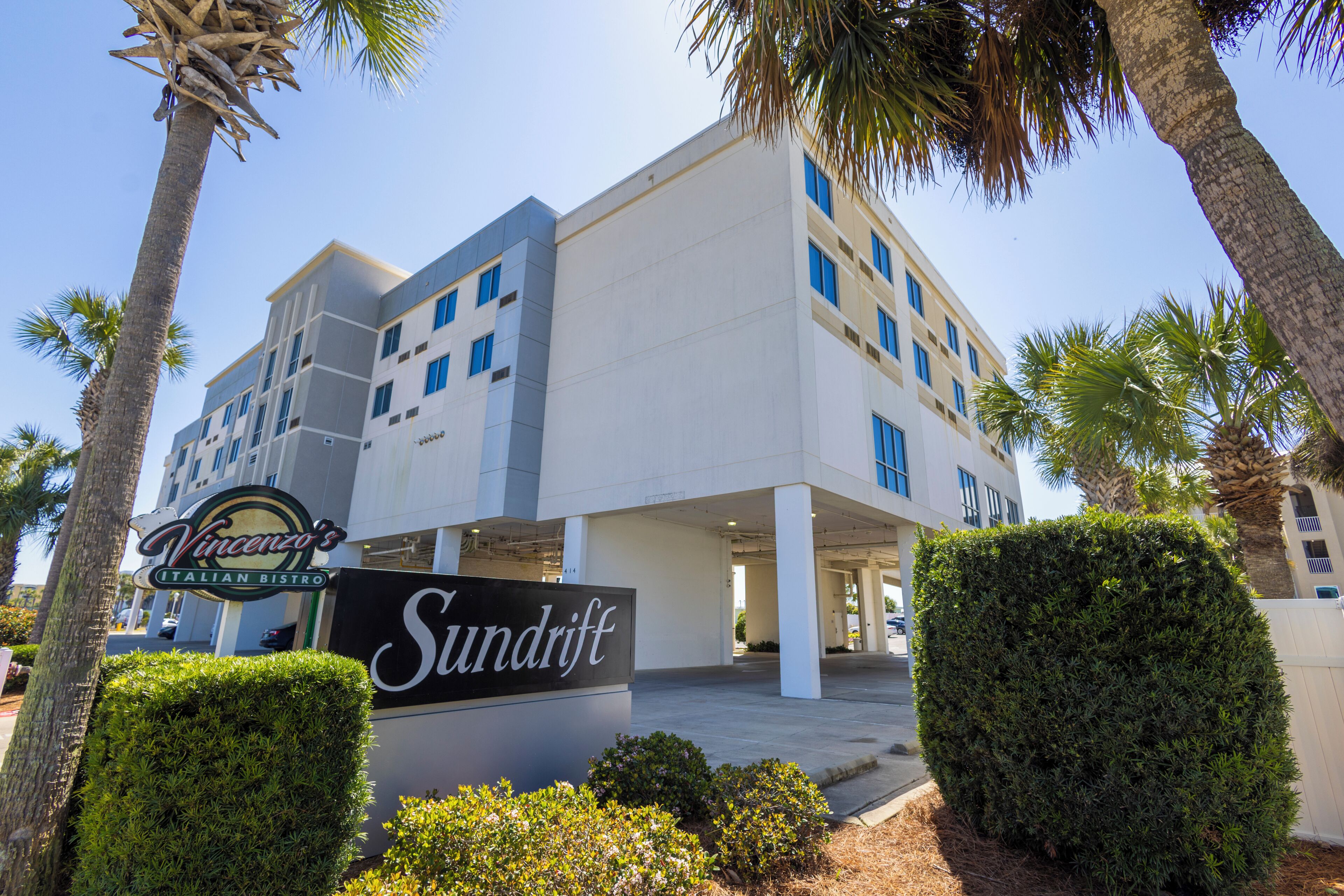 Voorkant van accommodatie