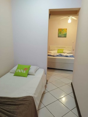 Standard Room | Minibar, in-room safe, free WiFi, bed sheets - Canto do Forte (Guarujá)