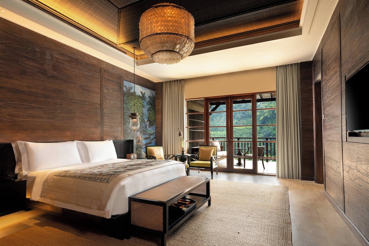 Phòng Suite, 1 phòng ngủ, không hút thuốc, quang cảnh resort | 3 phòng ngủ, bộ trải giường bằng vải Frette của Ý
