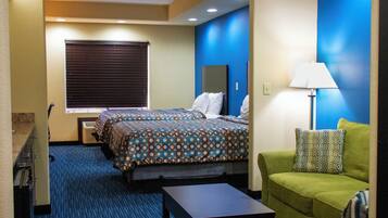 1 bilik tidur, peralatan tempat tidur premium, meja