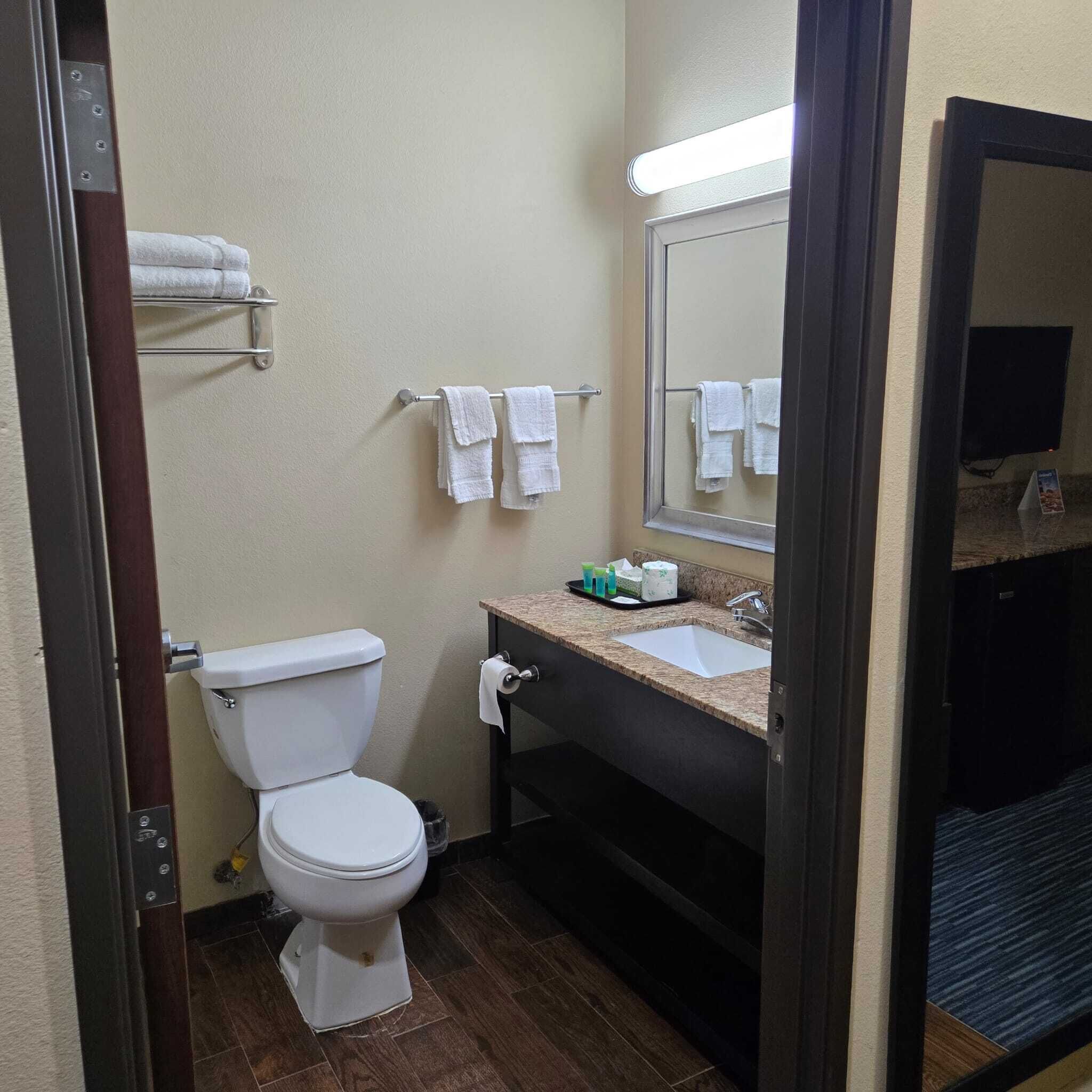 basic suite, 1 king bed, non smoking | bathroom | deep-soaking bathtub, free toiletries, hair dryer, towels