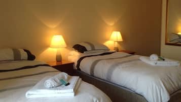 Twin Room, Garden View | Premium bedding, desk, iron/ironing board, free cots/infant beds