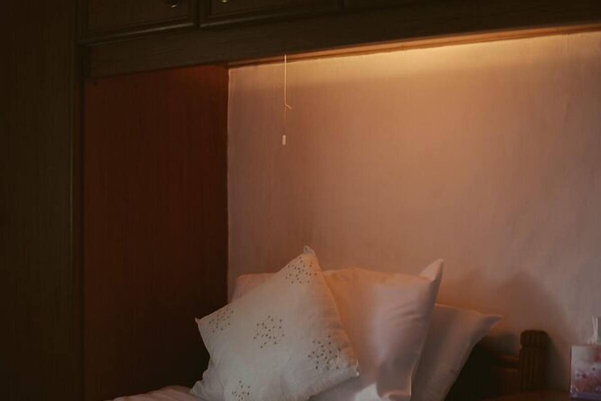 Habitación con 2 camas individuales, vistas al jardín | Ropa de cama de alta calidad, escritorio, tabla de planchar con plancha