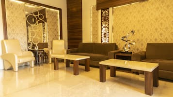 Sala de estar en el lobby