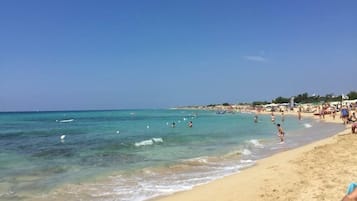 On the beach