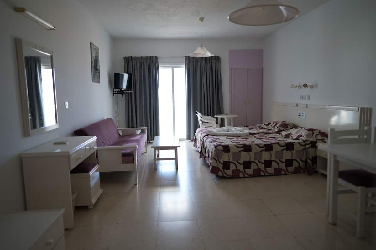 Studio | Premium bedding, soundproofing, free cribs/infant beds, rollaway beds