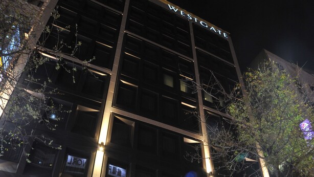 A modern building with a sign reading "WESTGATE" at the entrance. - WESTGATE Hotel (Taipei)