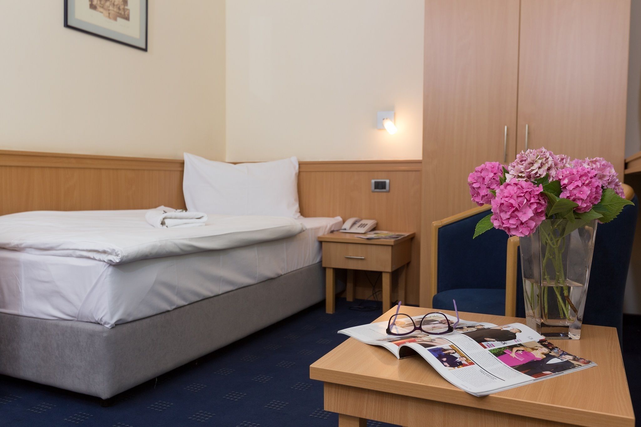 standard single room, 1 single bed, mountain view | minibar, desk, bed sheets, wheelchair access