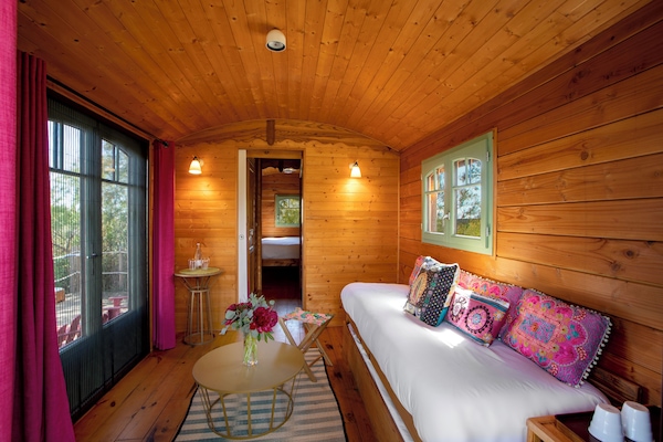 Room (Gipsy Caravan) | In-room safe, individually decorated, blackout drapes, soundproofing