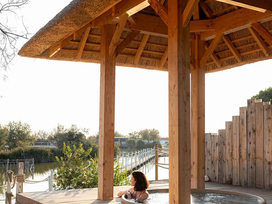 Behandlingsrom for par, badstue og kroppsbehandlinger