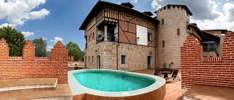 Indoor pool, seasonal outdoor pool
