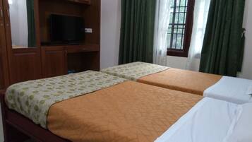 Premium bedding, soundproofing, rollaway beds, free WiFi