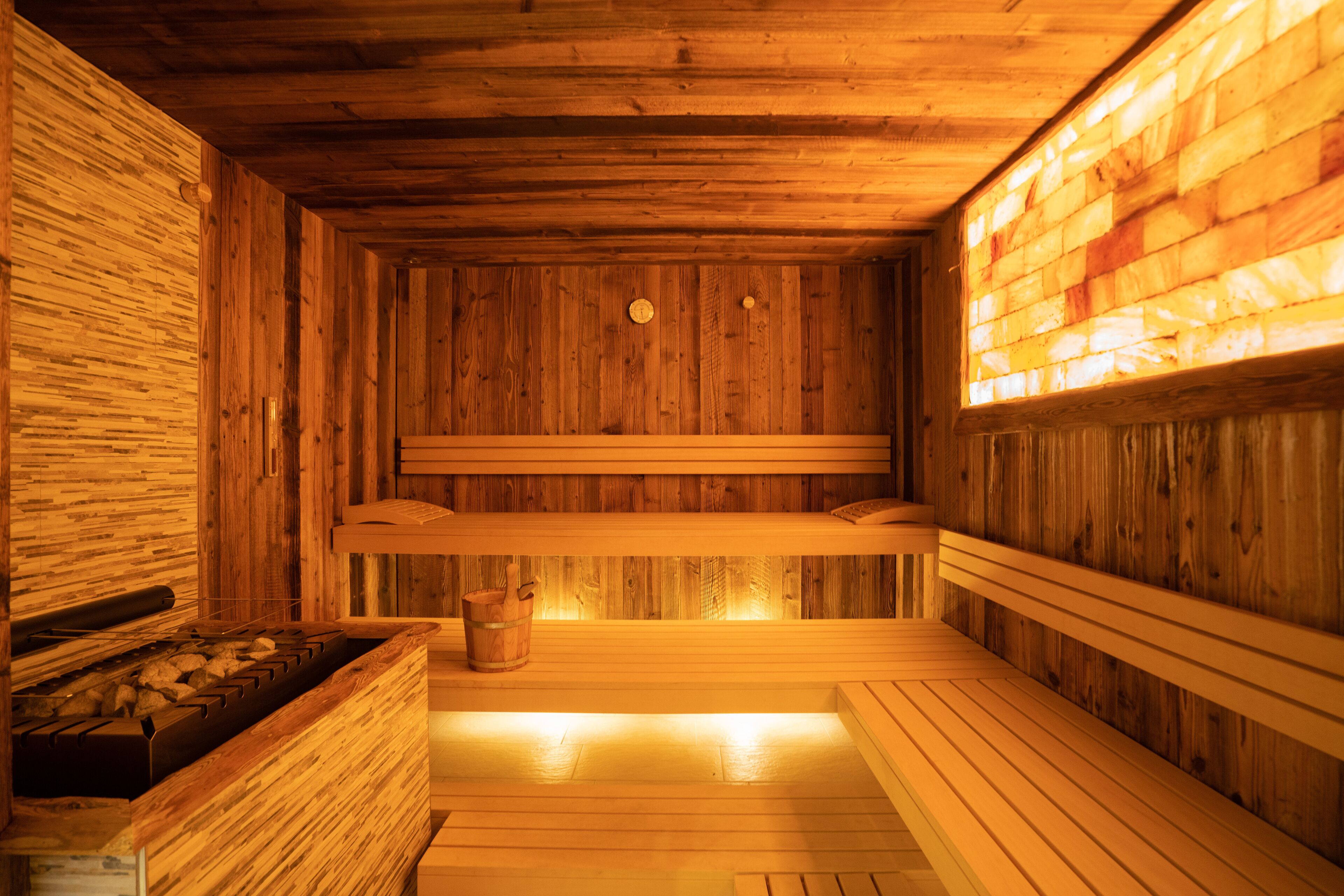 sauna, steam room