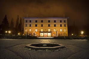 Front of property – evening/night