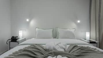 Coffres-forts dans les chambres, bureau, rideaux occultants