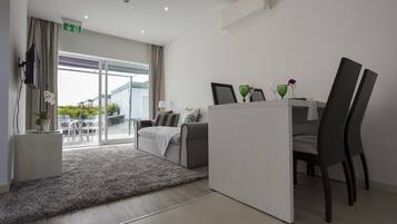 Appartement Standard, 1 chambre, vue jardin | Coin séjour