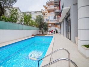 Seasonal outdoor pool