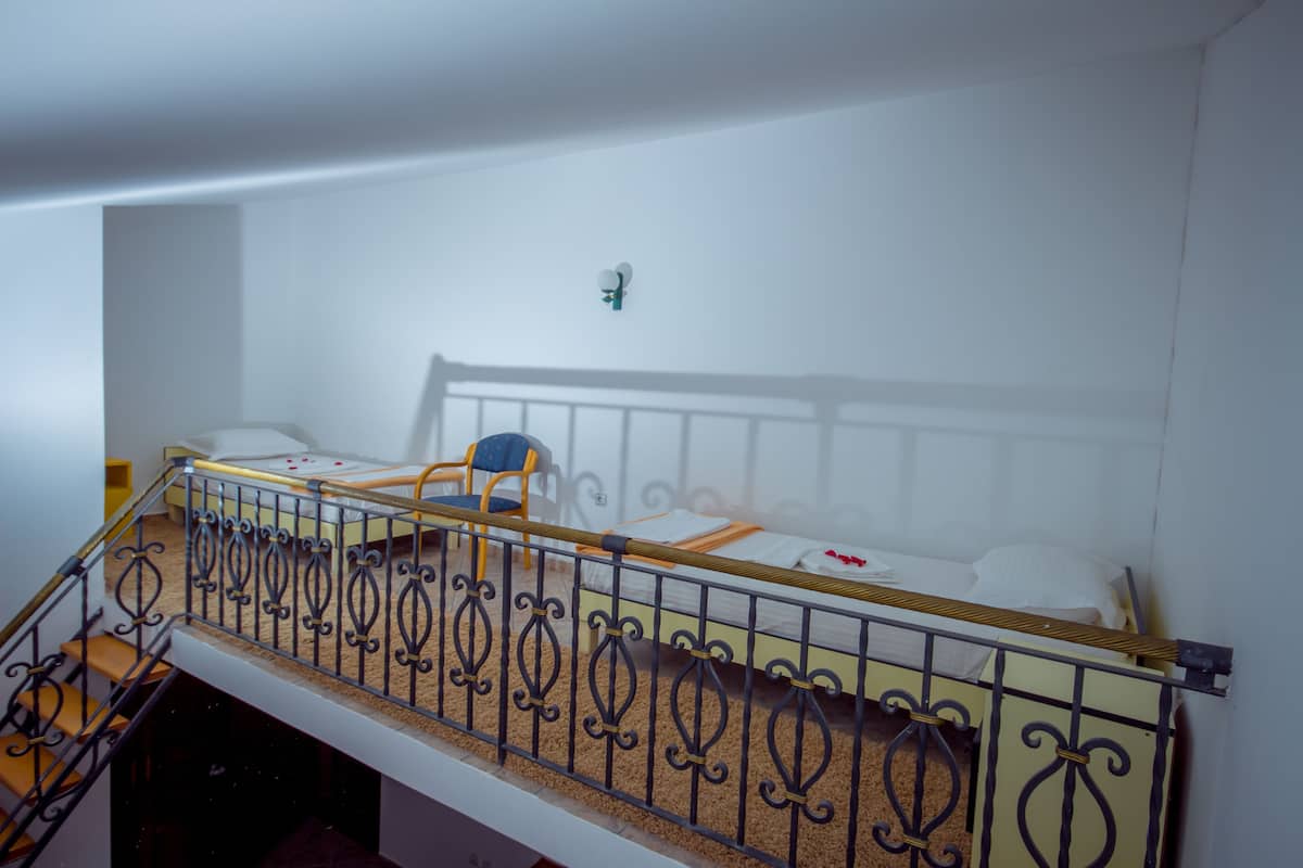 Quadruple Room, Terrace | Premium bedding, desk, WiFi (free), bed sheets