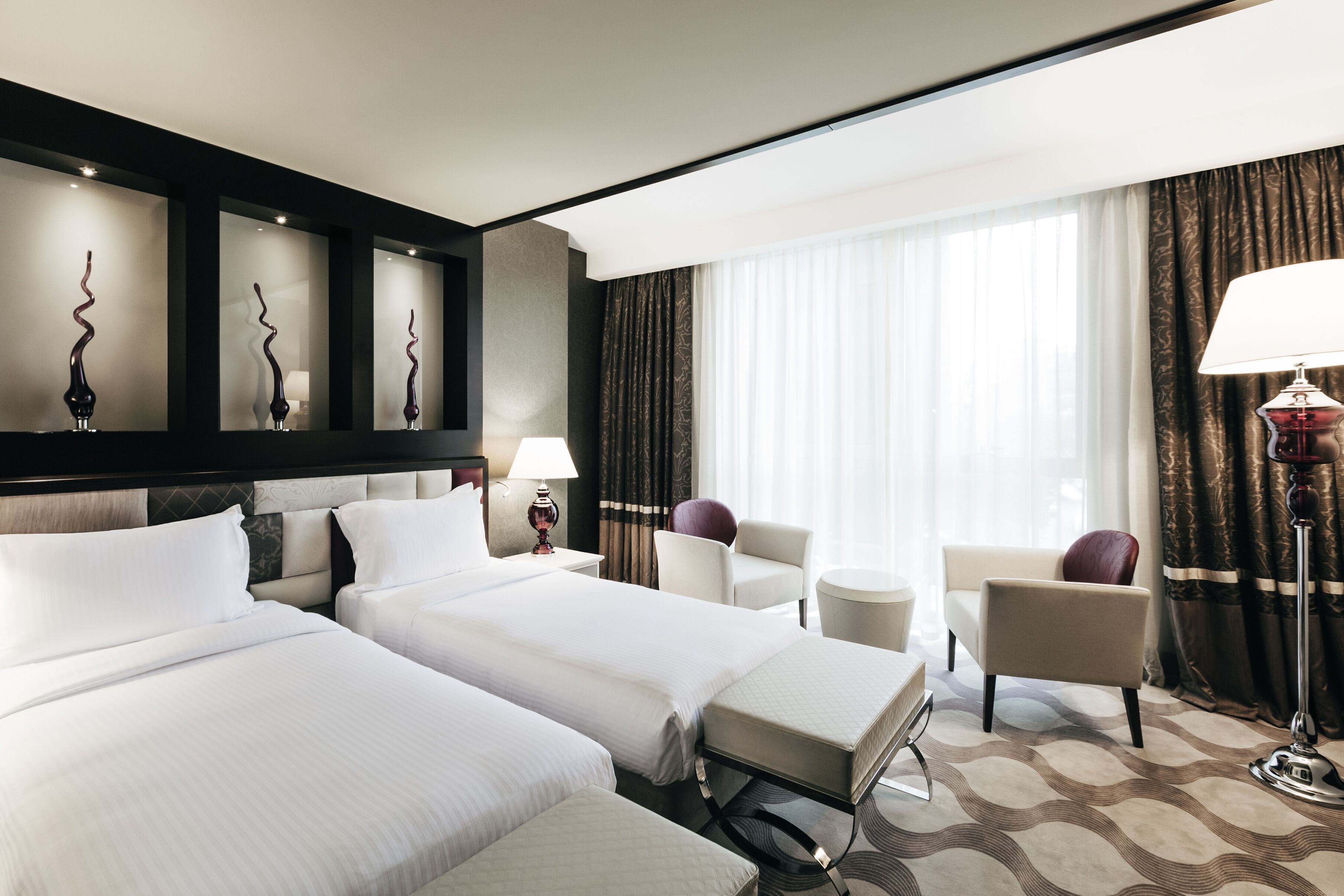 Literie de qualité supérieure, minibar, coffres-forts dans les chambres