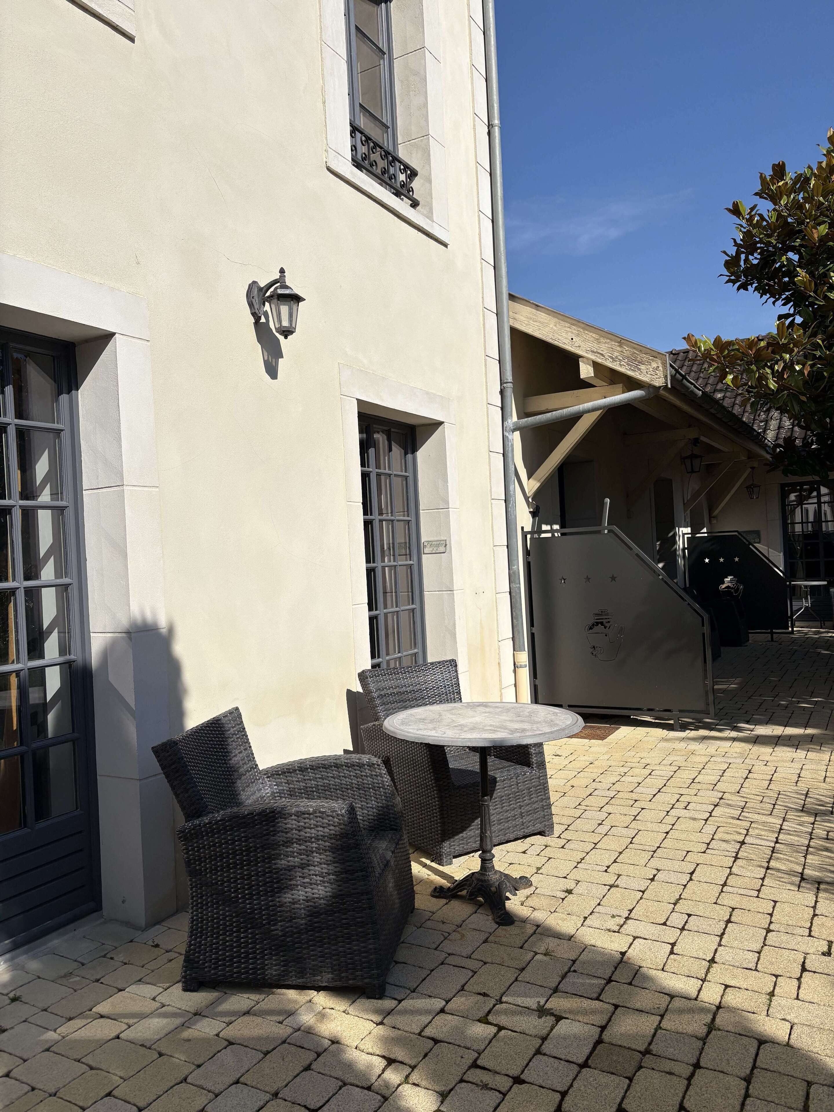 deluxe studio suite | individually decorated, individually furnished, desk, laptop workspace