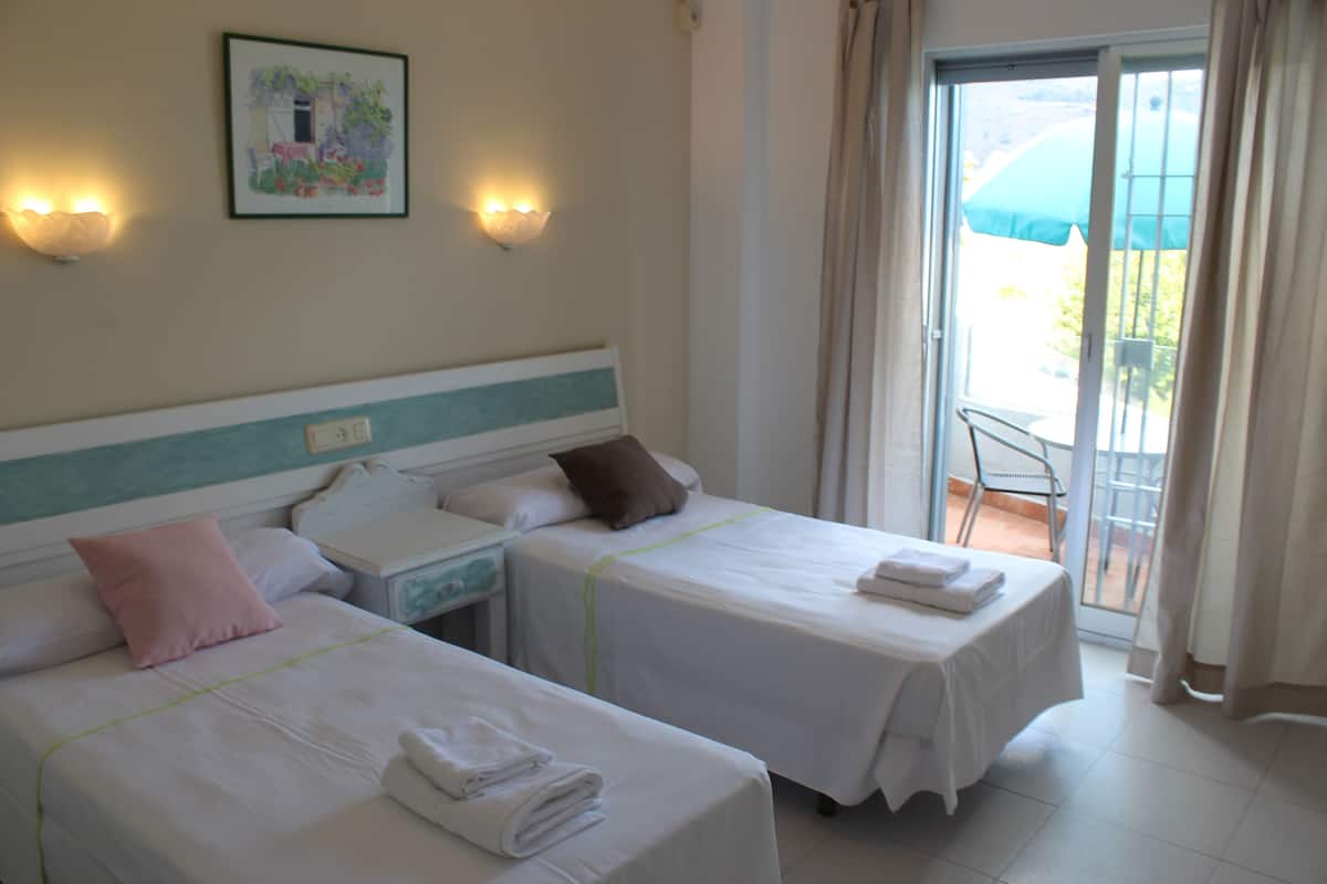 Doppelzimmer, Terrasse, Strandblick