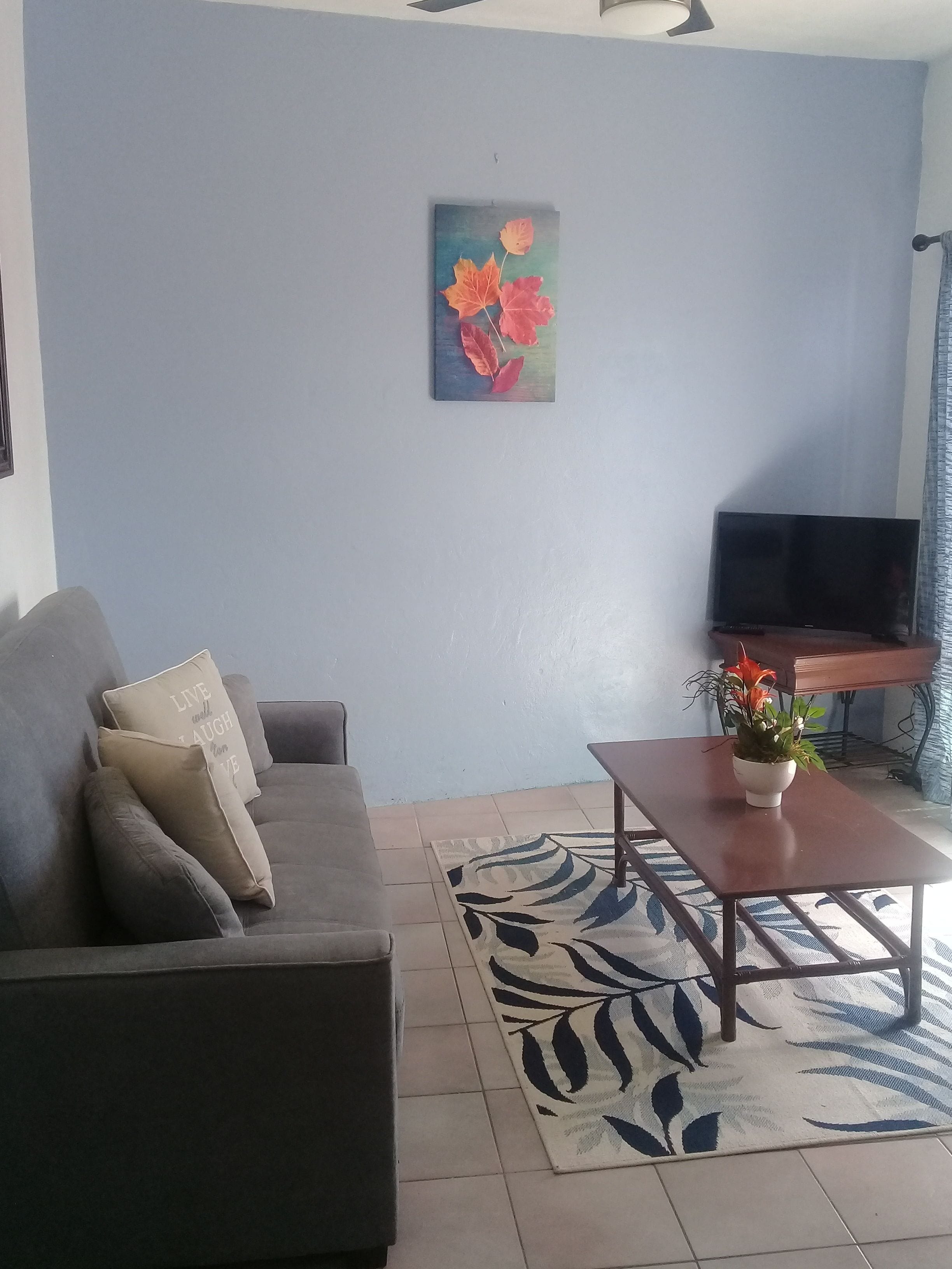 suite, 2 bedrooms, balcony, ocean view | living area | tv