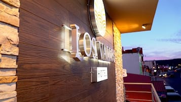 Voorkant van accommodatie