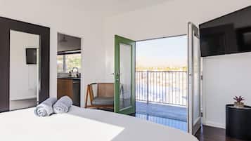 Apartamento conforto, 2 quartos, cozinha, vista para a montanha | Vista para o deserto