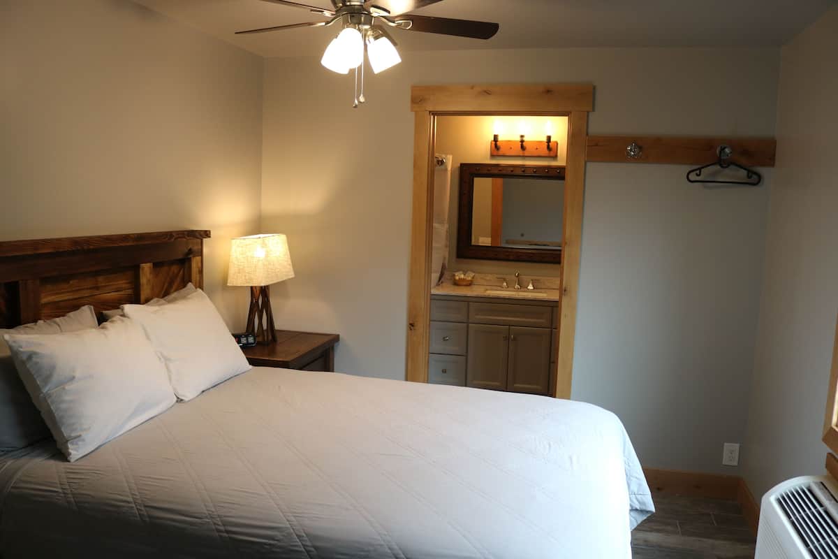 Economy Single Room, 1 Queen Bed | 1 bedroom, desk, laptop workspace, iron/ironing board