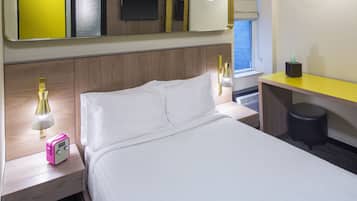 Egyptian cotton sheets, premium bedding, down duvets, in-room safe