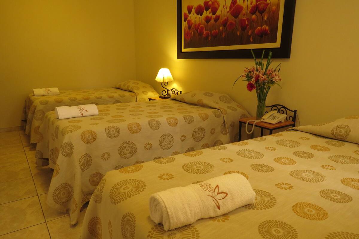 Standard Triple Room | In-room safe, cribs (surcharge), WiFi (free), bed sheets