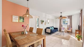 Comfort Apartment, 2 Bedrooms, Garden View | Living area | 40-inch flat-screen TV with satellite channels, TV, toys