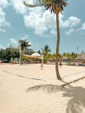 Playa en los alrededores y 4 bares en la playa 