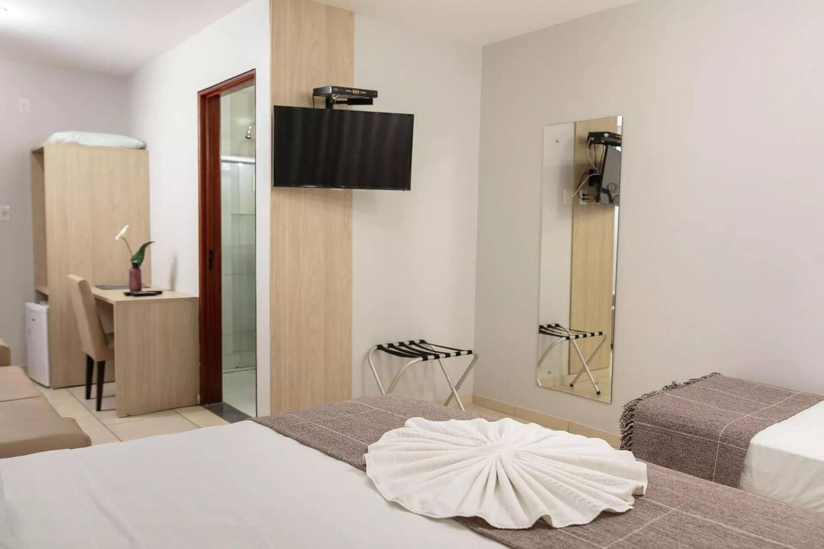 In-room safe, desk, blackout drapes, WiFi (free)