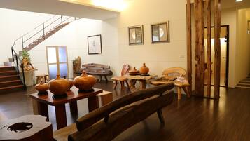 Zona de estar del vestíbulo