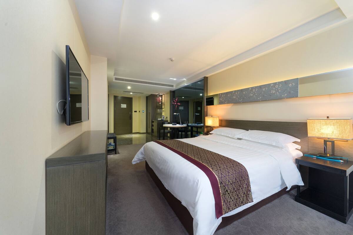 Exclusive Double Room | Premium bedding, desk, blackout drapes, iron/ironing board (on request)