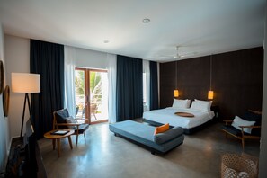 Minibar, caja de seguridad en la habitación y cunas gratuitas 