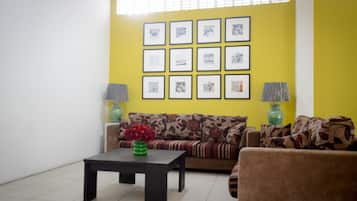 Sala de estar en el lobby
