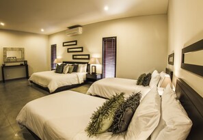 Vila luxo, 5 quartos | 5 quartos, roupas de cama de algodão egípcio, roupas de cama premium