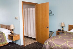 Standard Room, 2 Double Beds | Desk, iron/ironing board, rollaway beds, free WiFi