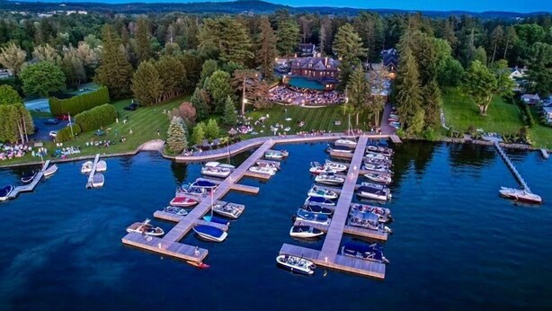 Aerial view - The Brewster Inn (Cazenovia)