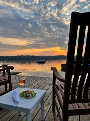 Utsikt fra overnattingsstedet