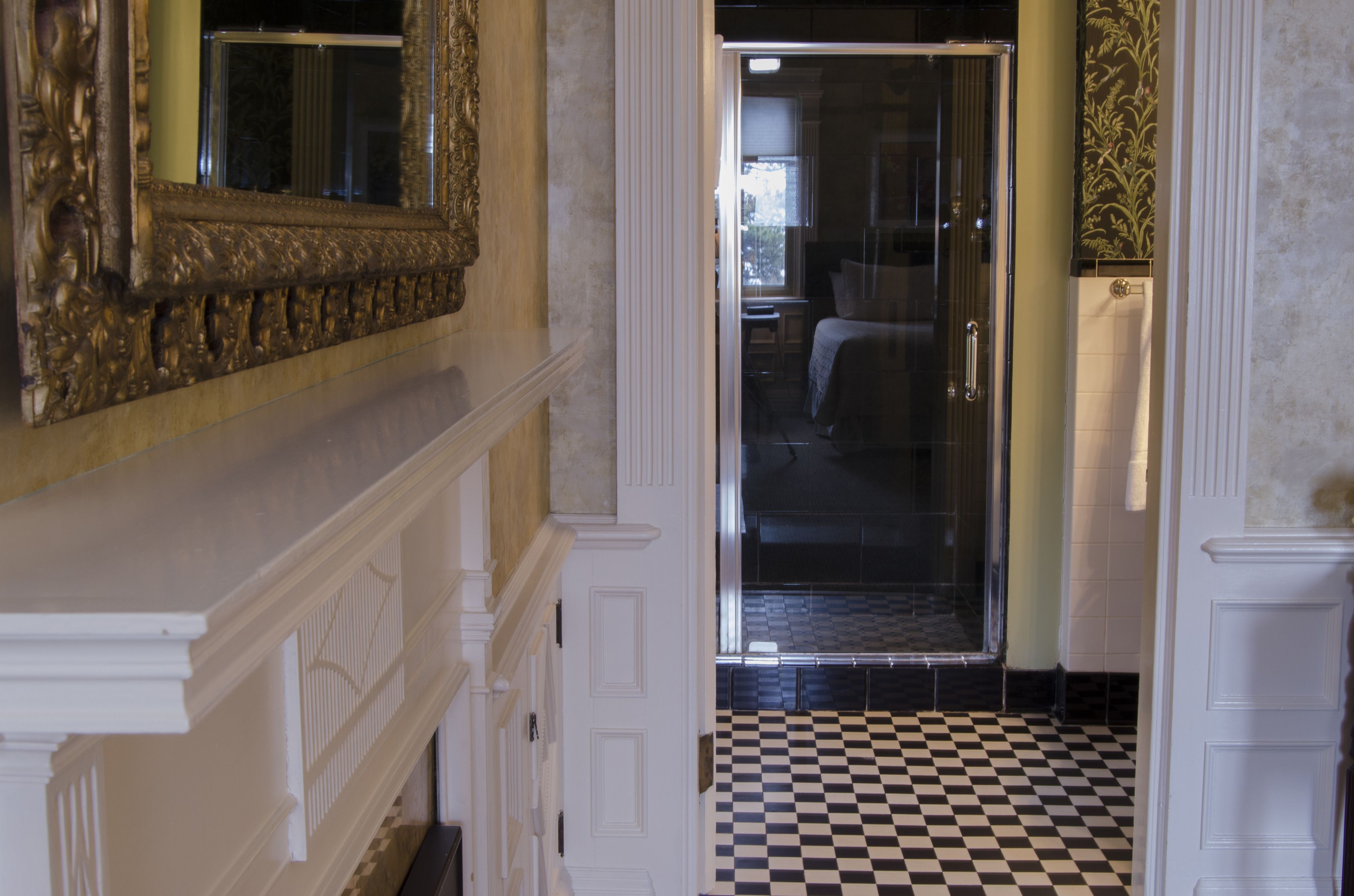 lake view king, 1 king bed  | bathroom shower