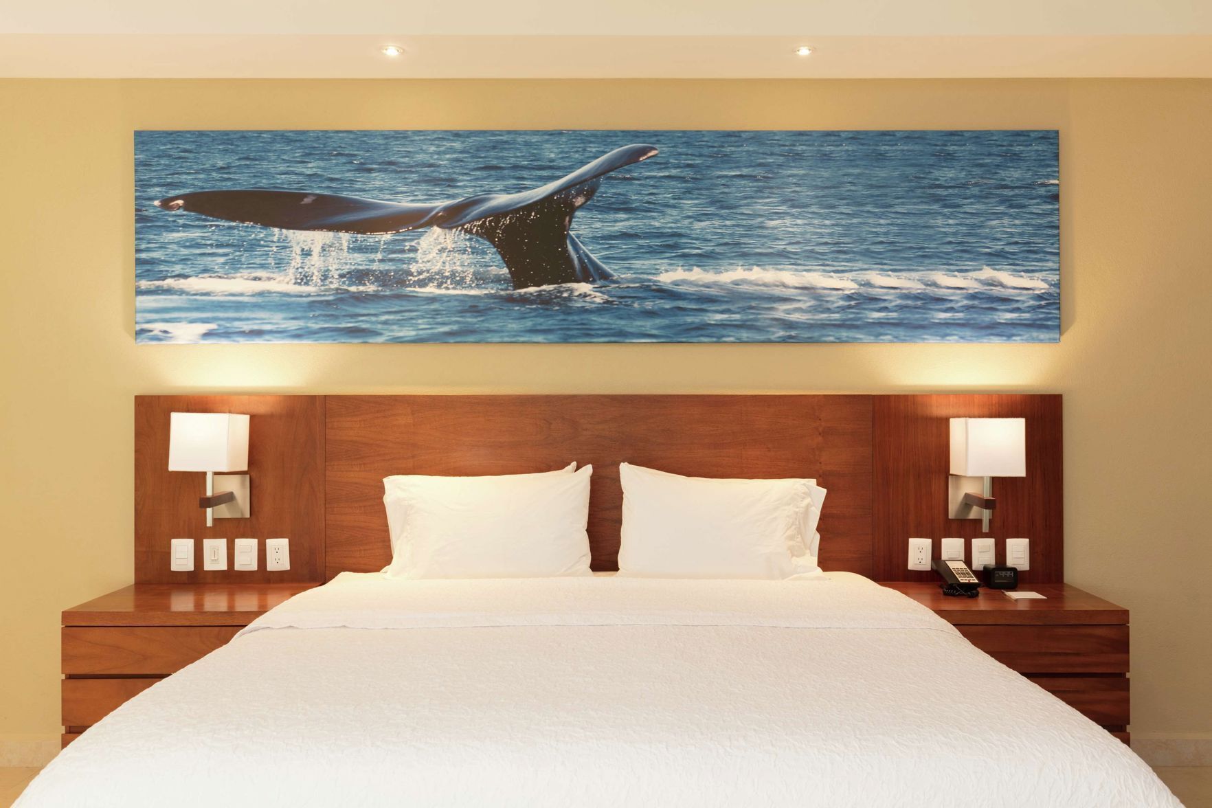 Premium bedding, down comforters, pillowtop beds, in-room safe
