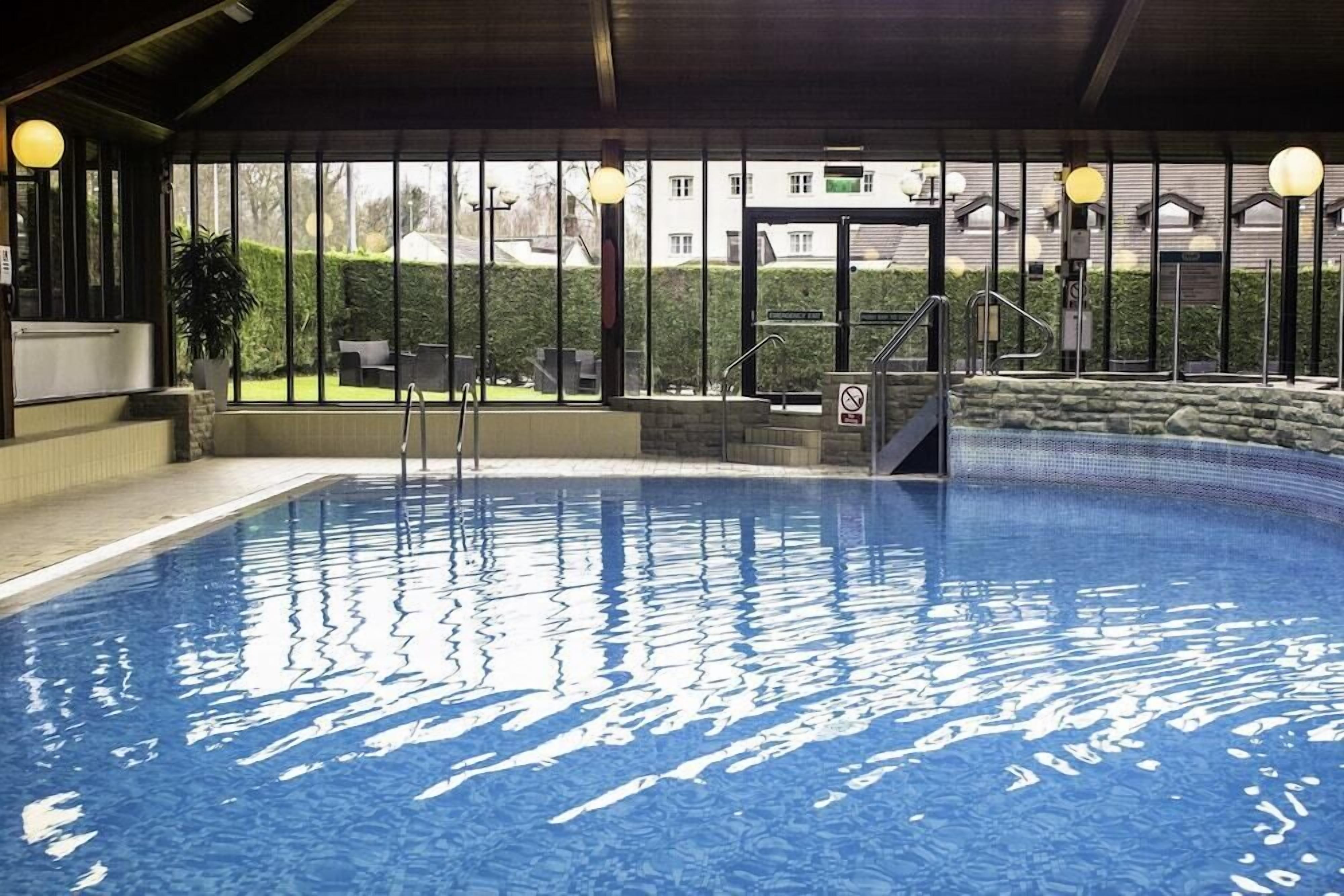indoor pool, outdoor pool