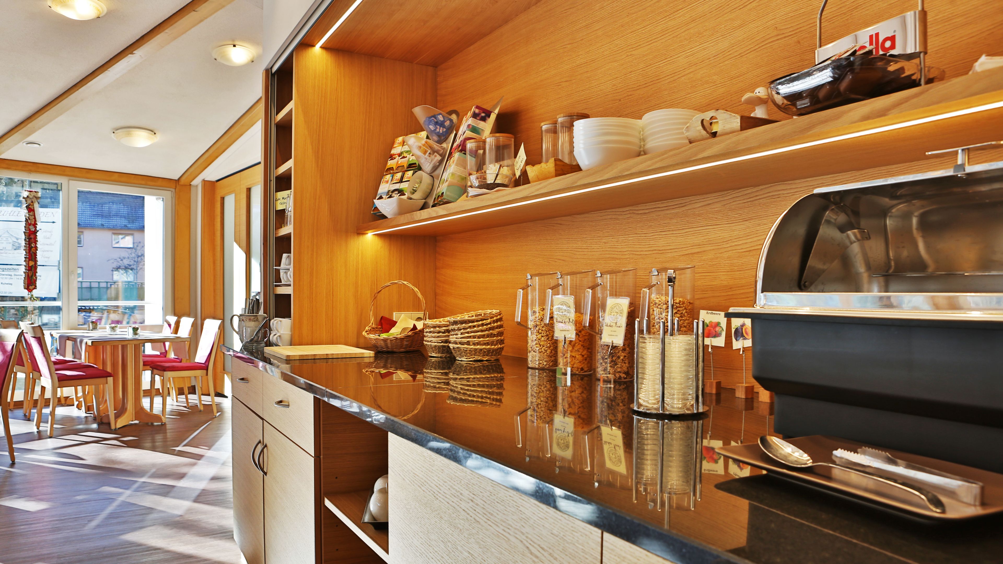 daily buffet breakfast (eur 15.5 per person)