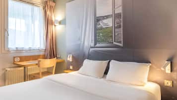 Literie de qualité supérieure, bureau, chambres insonorisées